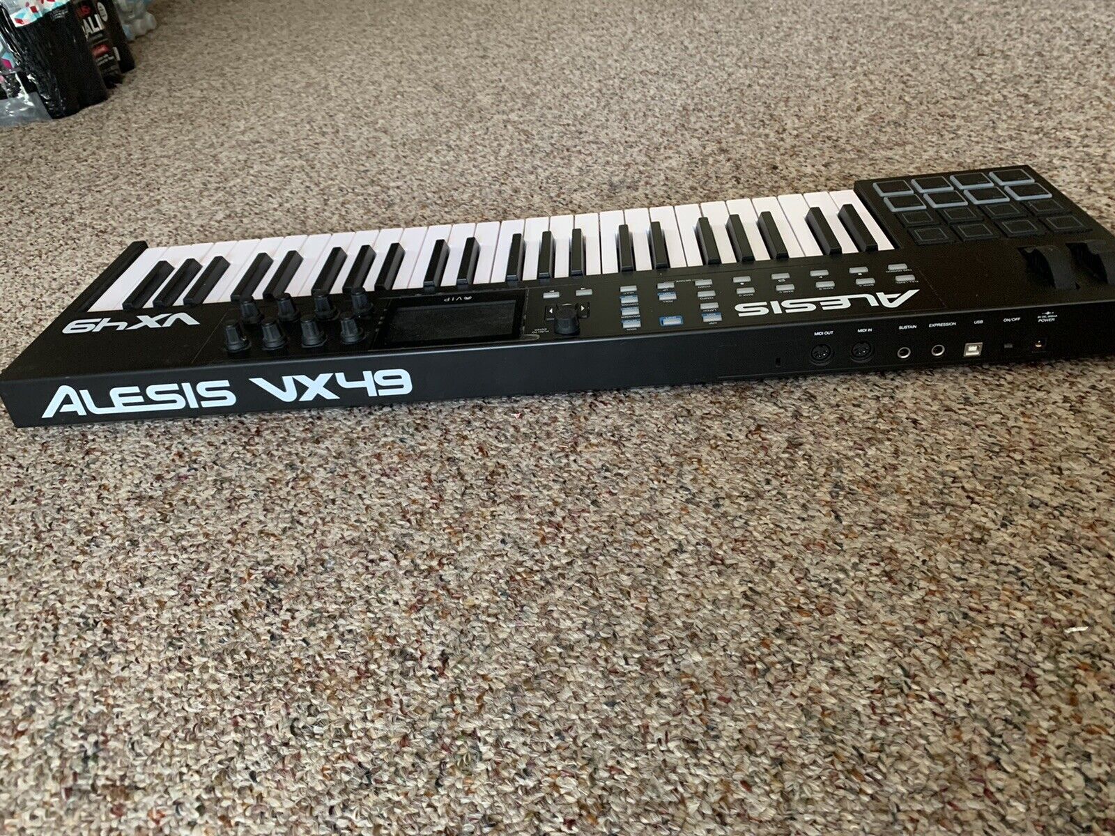 alesis vx49 Keyboard Controller And Korg Pedal. - Fresh Stock Dated December 2025