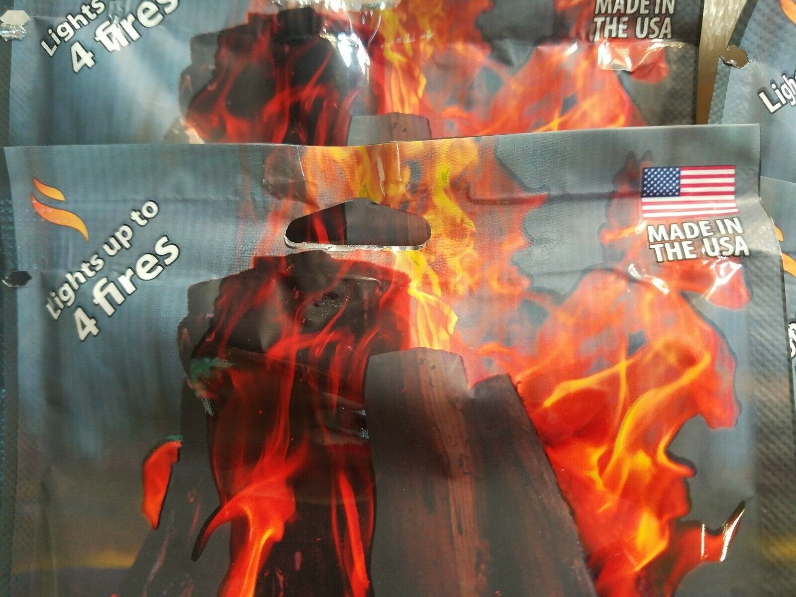 Lot of 4 Camping Campfire InstaFire Fire Starter, Military Grade, Shark Tank, - Fresh Stock Dated December 2025