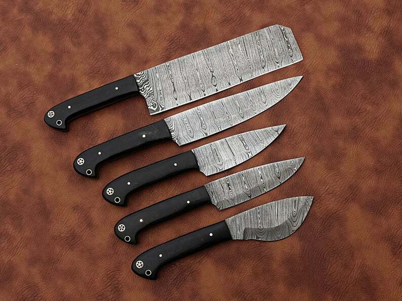 Chef Knife set ,Hand Forged Kitchen knives set  , Best Gift For Mother - Fresh Stock Dated January 2026