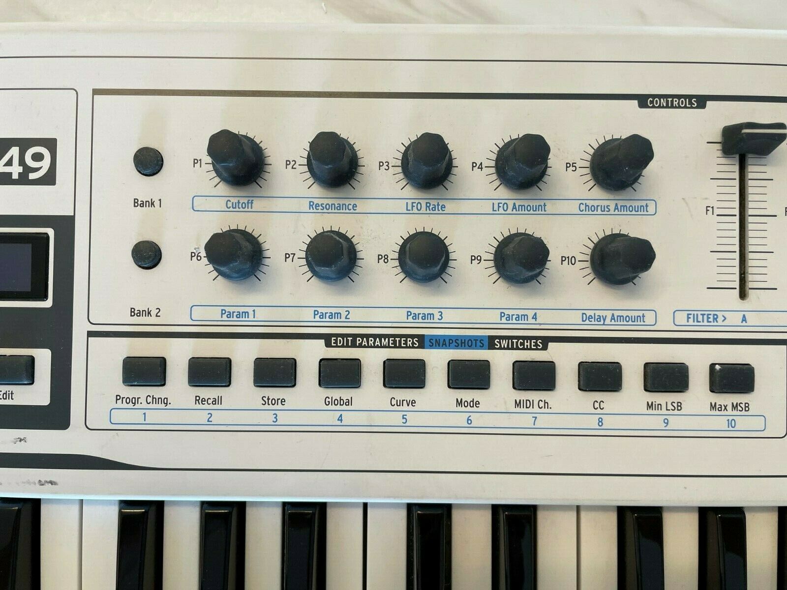 Vintage Wood Arturia KeyLab 49 MIDI Controller Keyboard 49 Keys White - Fresh Stock Dated December 2025