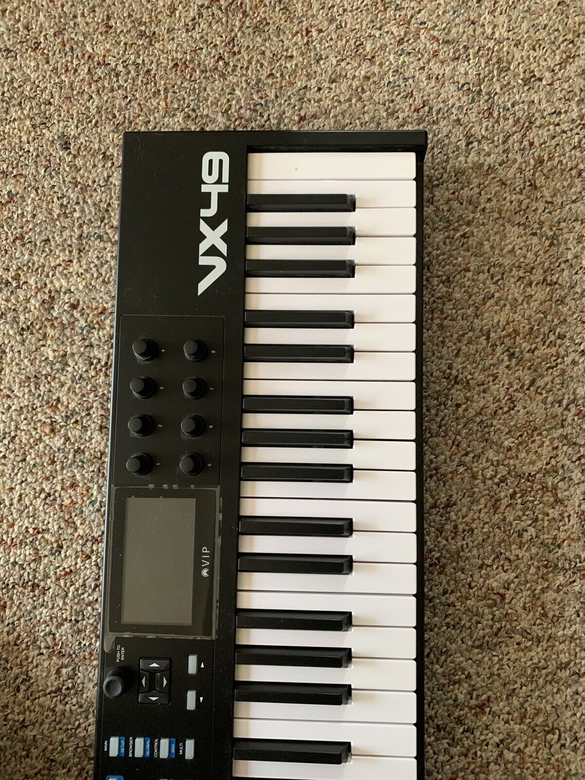 alesis vx49 Keyboard Controller And Korg Pedal. - Fresh Stock Dated December 2025