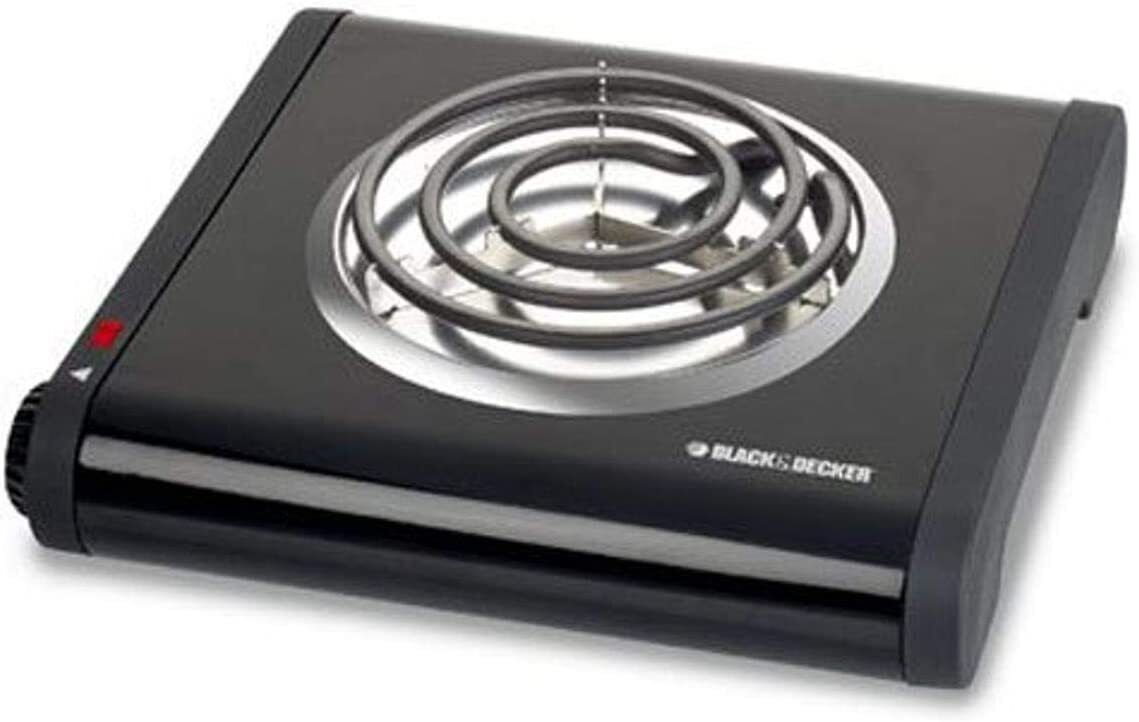 Black & Decker Electric Stove Burner Buffet Style - Fresh Stock Dated February 2026