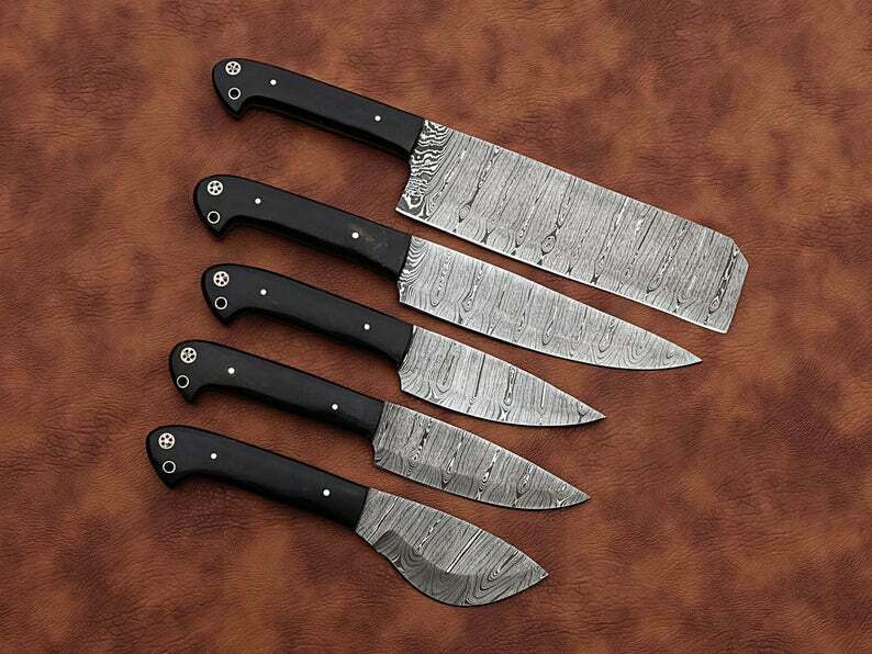 Chef Knife set ,Hand Forged Kitchen knives set  , Best Gift For Mother - Fresh Stock Dated January 2026