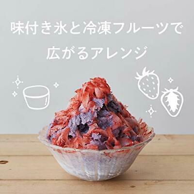 Doshisha Electric fluffy snow shaver with 3 ice cups Black - Fresh Stock Dated February 2026