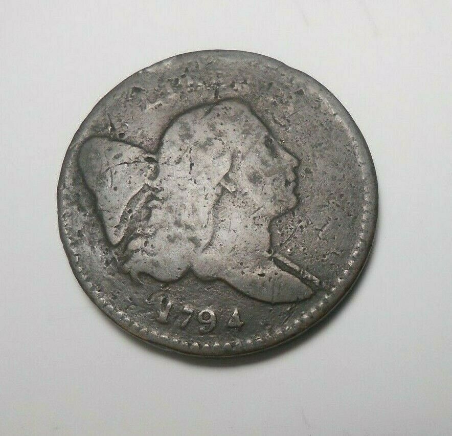 RARE 1794 LIBERTY CAP FLOWING HAIR HALF CENT - FINE ORIGINAL❗ LETTERED EDGE❗❗ - Fresh Stock Dated December 2025