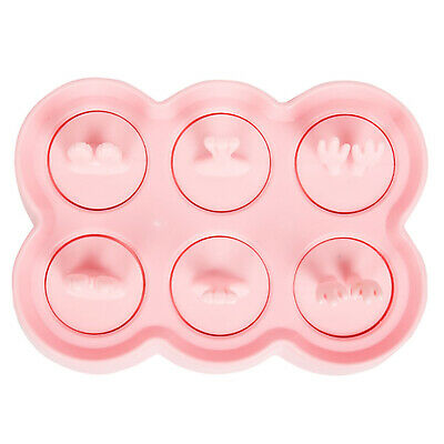 6 Grids Popsicle Mold Tray Ice Cream Maker DIY Homemade Silicone Frozen Mould. - Fresh Stock Dated February 2026