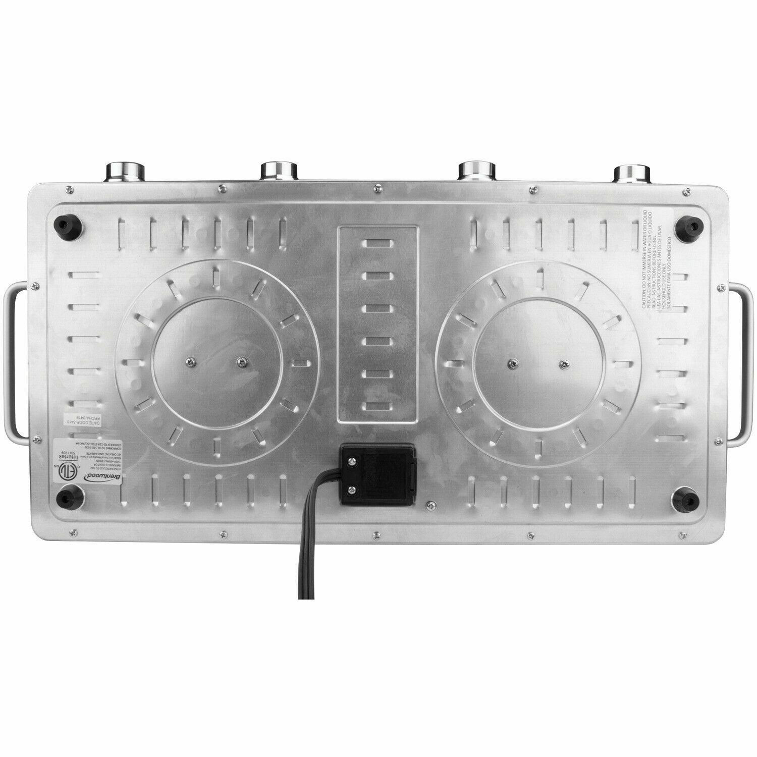 2 Electric Burner Infrared Double Stove Countertop Portable Dual Cook Glass Top - Fresh Stock Dated February 2026