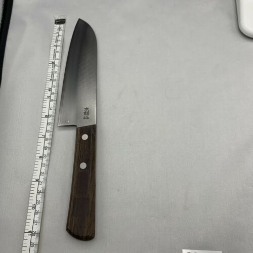 <Used> Japanese Chef's Kitchen Knife 本割込 Santoku 165/285 From Japan SS679 - Fresh Stock Dated January 2026