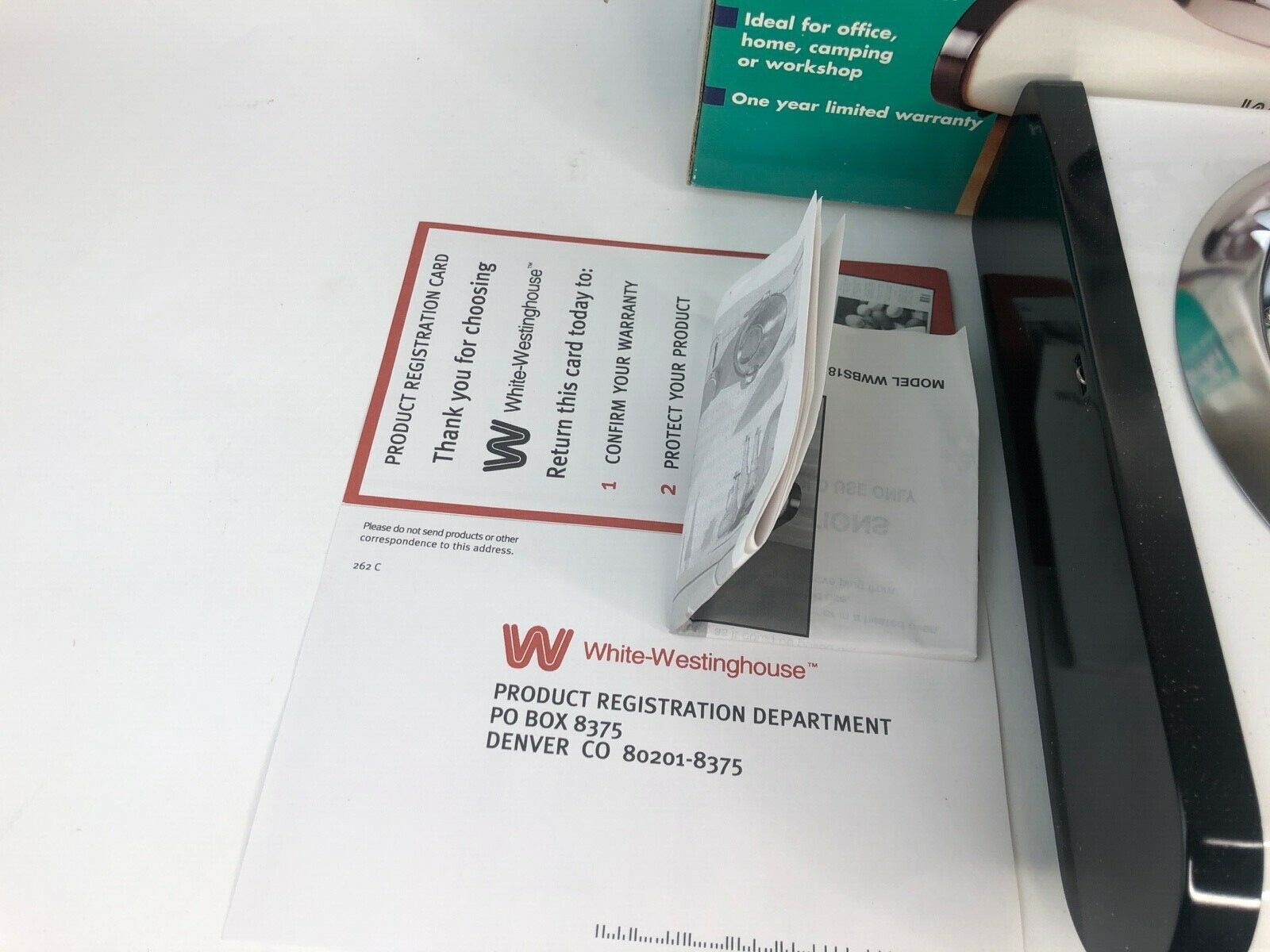 Genuine White Westinghouse (WWBS18) Single Burner Electric Hot Plate NIB - Fresh Stock Dated February 2026