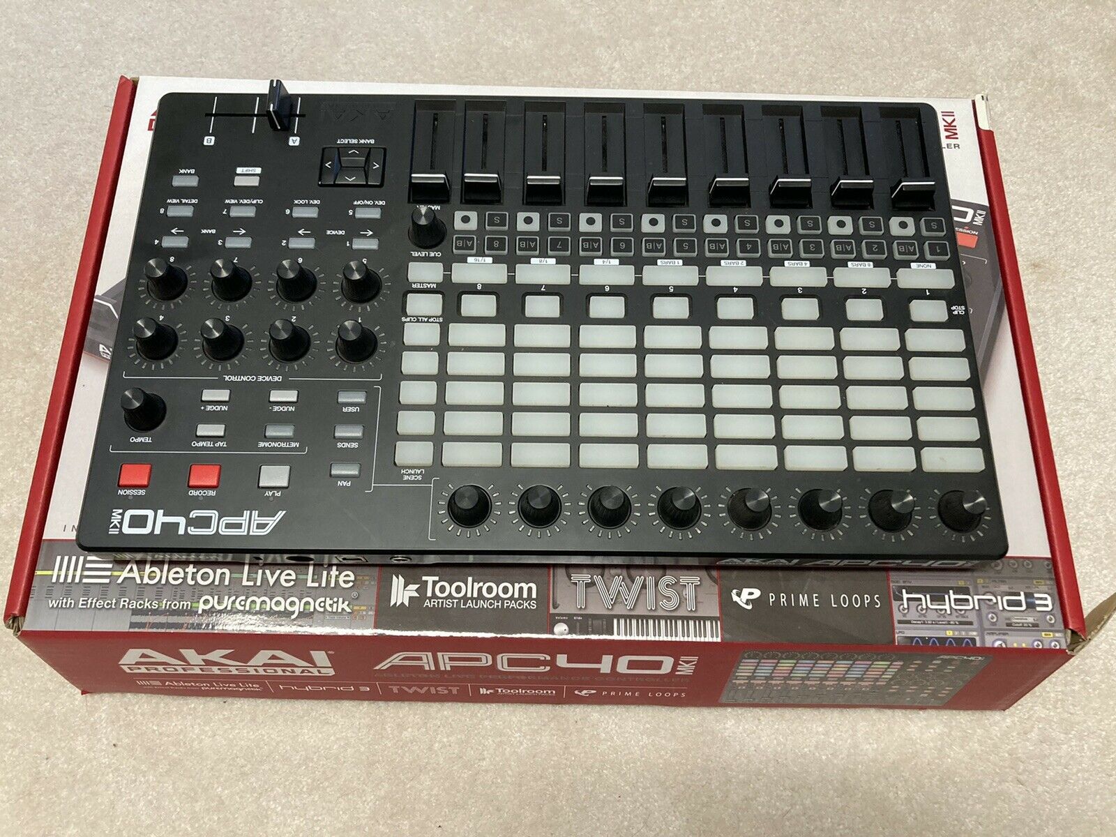 Akai APC40MKII USB Live MIDI Controller *Great Condition/Smoke Free* w/ Box - Fresh Stock Dated December 2025