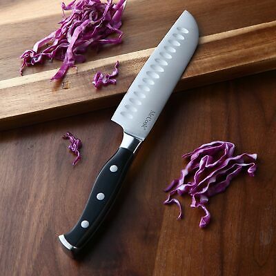 McCook MC25A Knife Sets,15 Pieces German Stainless Steel Kitchen Knife Block ... - Fresh Stock Dated January 2026