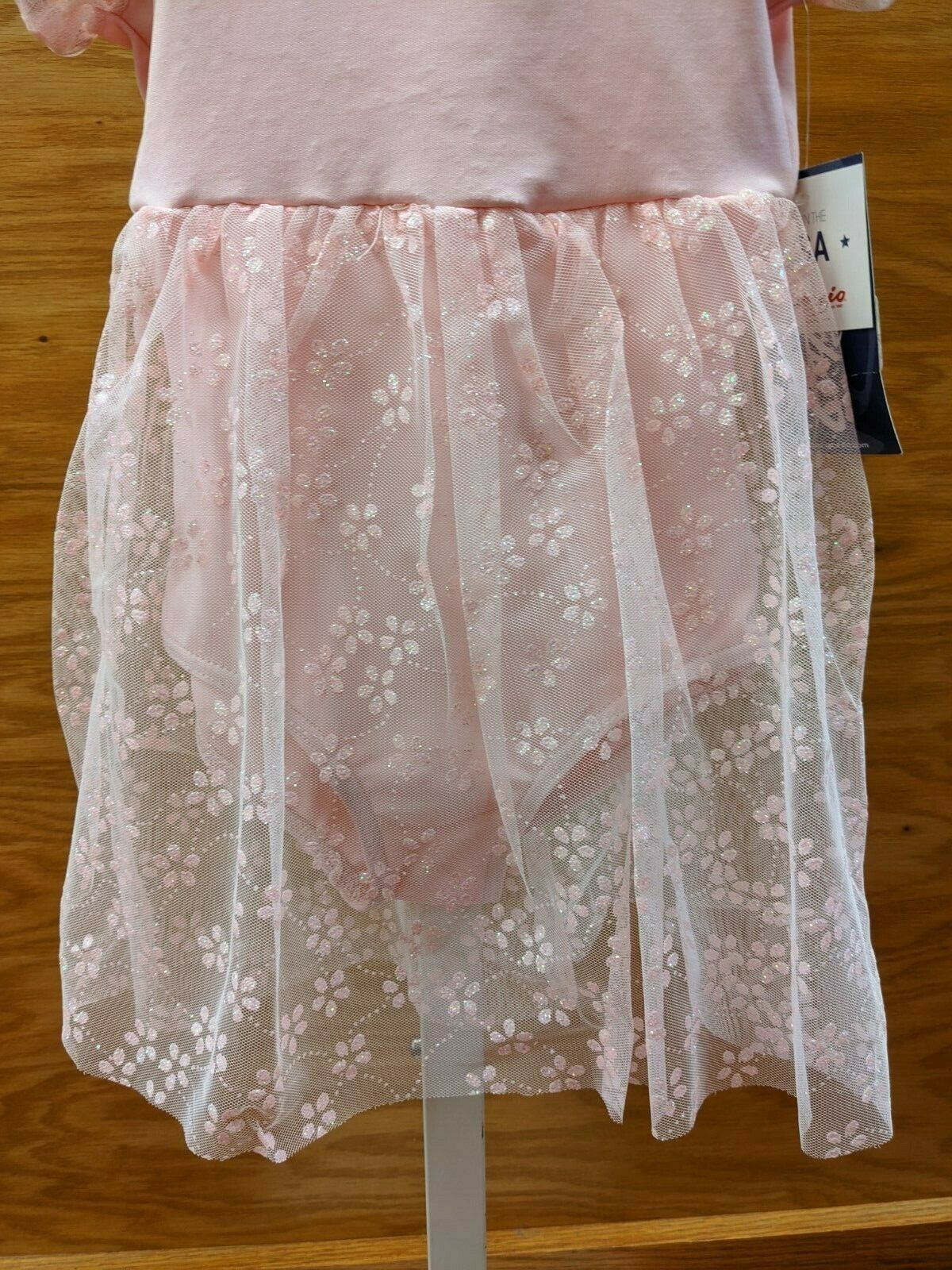 Capezio Ballet Dance Dress Pink Chiffon Puff Sleeve Empire Waist Skirt - Fresh Stock Dated December 2025