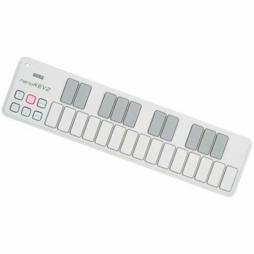 KORG USB MIDI Keyboard Controller nanoKEY2 White New in Box - Fresh Stock Dated December 2025