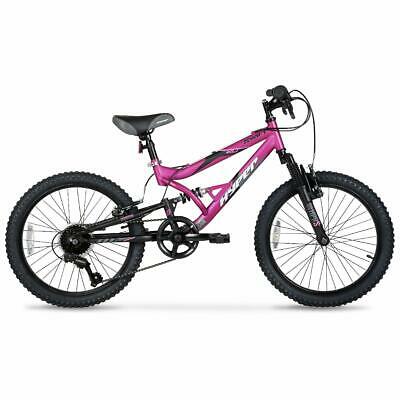 Bicycles 20 inch Girls Swift Bike Magenta Steel Full Suspension 7-Speed Twist - Fresh Stock Dated December 2025