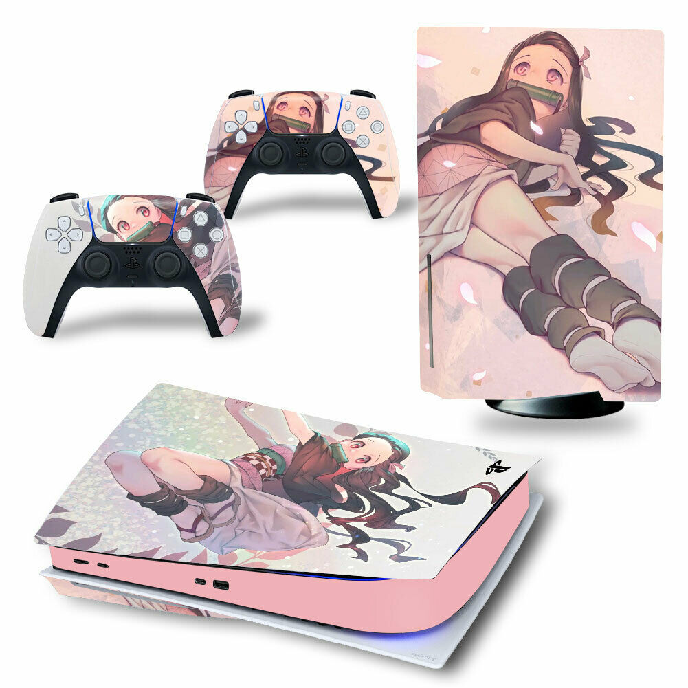 PS5 Console Hentai Anime Girls Porn Decals Skins For Controllers Vinyl Stickers - Fresh Stock Dated December 2025