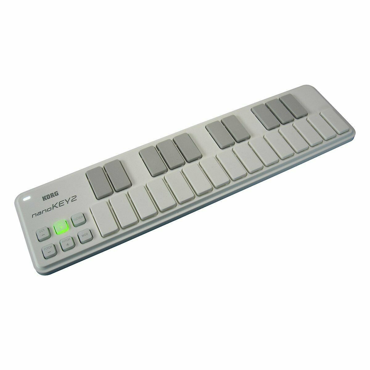 KORG USB MIDI Keyboard Controller nanoKEY2 White New in Box - Fresh Stock Dated December 2025