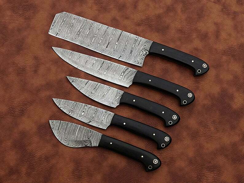 Chef Knife set ,Hand Forged Kitchen knives set  , Best Gift For Mother - Fresh Stock Dated January 2026