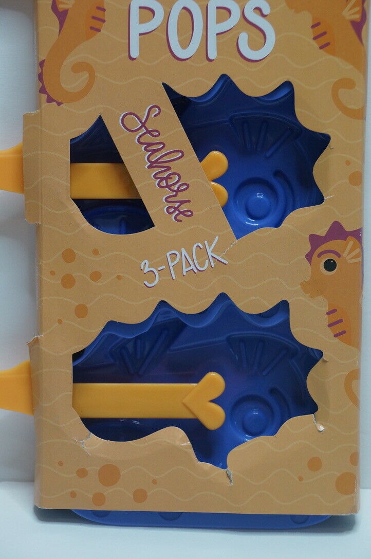 COOL GEAR SEAHORSE MAKE YOUR OWN ICE POPS “FILL, FREEZE & ENJOY!” - Fresh Stock Dated February 2026