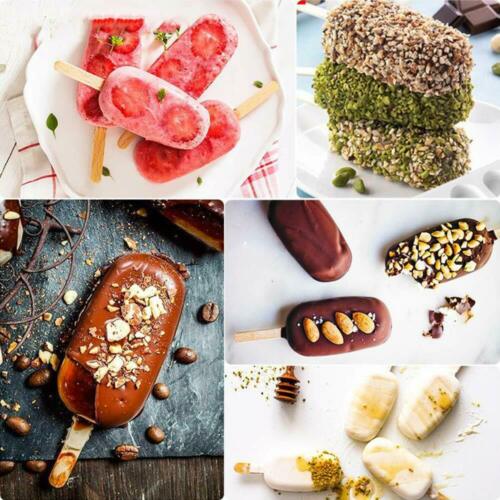 Cell Popsicle Molds Silicone DIY Frozen Ice Cream Mold Ice Lolly Pop Maker - Fresh Stock Dated January 2026