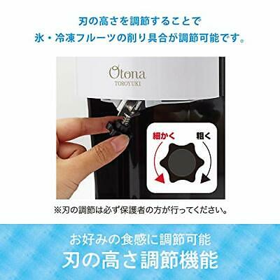 Doshisha Electric fluffy snow shaver with 3 ice cups Black - Fresh Stock Dated February 2026