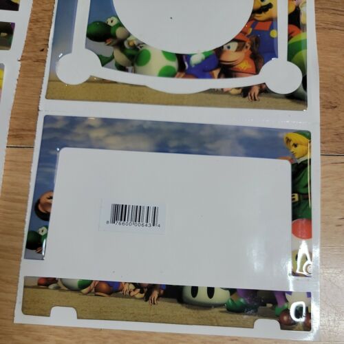 Gamer Graffix Super Smash Brothers Decal Sticker for Nintendo Gamecube - Fresh Stock Dated February 2026