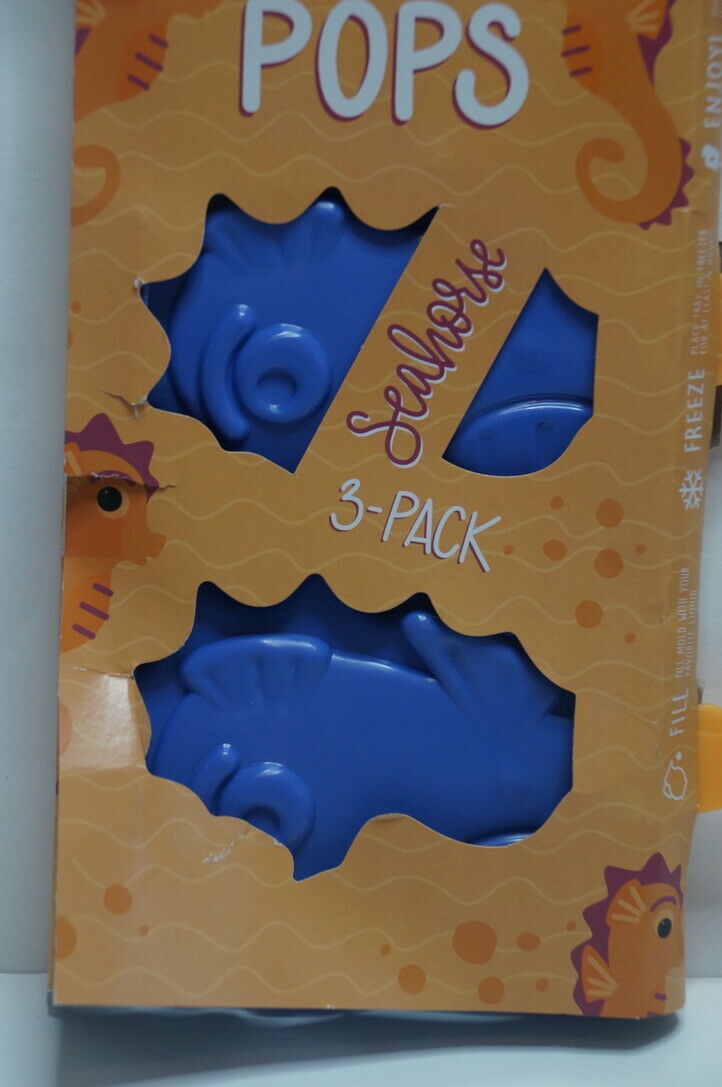 COOL GEAR SEAHORSE MAKE YOUR OWN ICE POPS “FILL, FREEZE & ENJOY!” - Fresh Stock Dated February 2026