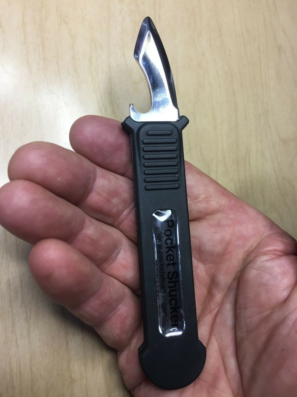 Scuba Tools Pocket Shucker Stainless Steel Oyster/Shellfish/Clam Shucker BLK1001 - Fresh Stock Dated January 2026