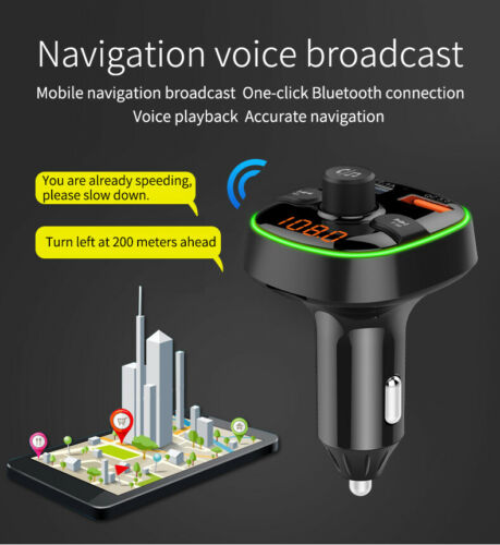 Bluetooth In-Car Wireless FM Transmitter MP3 Radio Adapter Car  Kit 2 USB US G-2 - Fresh Stock Dated December 2025