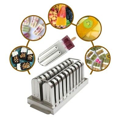 20pcs Ice Cream Stick Molds Stainless Steel Mold Ice Pop Lolly Popsicle Holder - Fresh Stock Dated January 2026