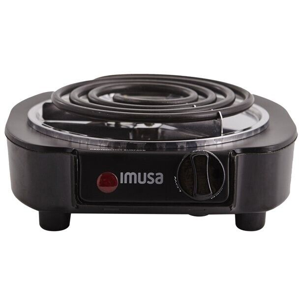 Best Portable Electric Single Burner Stove Hot Plate 1100W IMUSA USA For Kitchen - Fresh Stock Dated February 2026