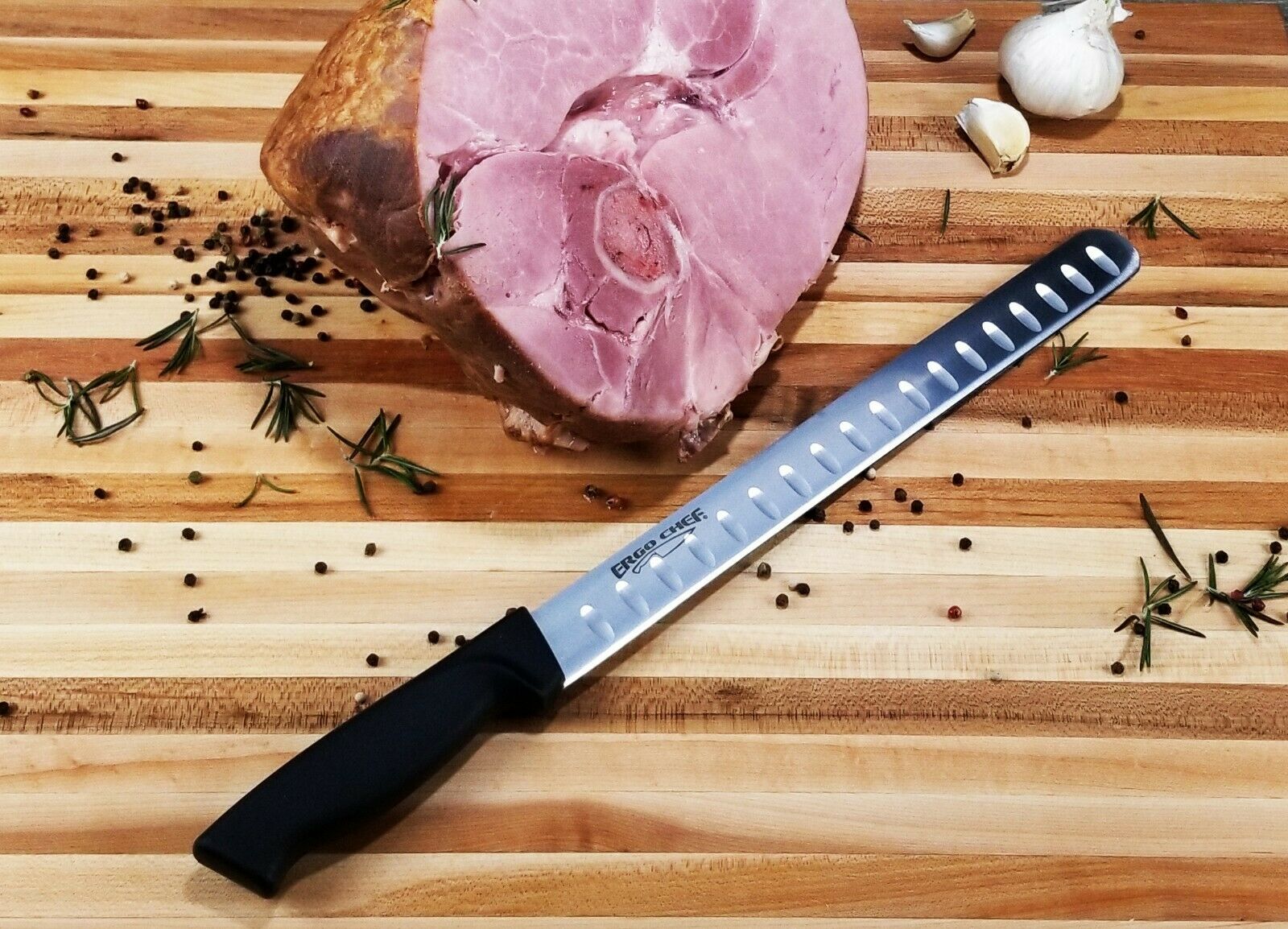 12 Inch Slicer Carving Brisket meat Knife NSF TESTED PRODIGY SERIES by Ergo Chef - Fresh Stock Dated January 2026