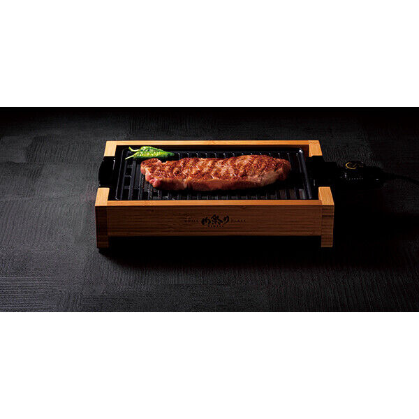 APIX Grill Hot Plate Roaster AGP-242(BB) Yakiniku AC100V Bamboo Japan FedEX NEW - Fresh Stock Dated February 2026