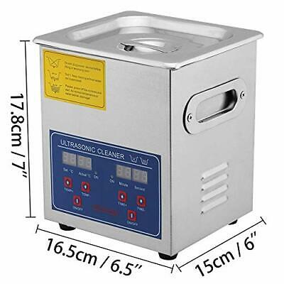 VEVOR Ultrasonic Cleaner 2L Ultrasonic Parts Cleaner Professional Stainless S... - Fresh Stock Dated December 2025
