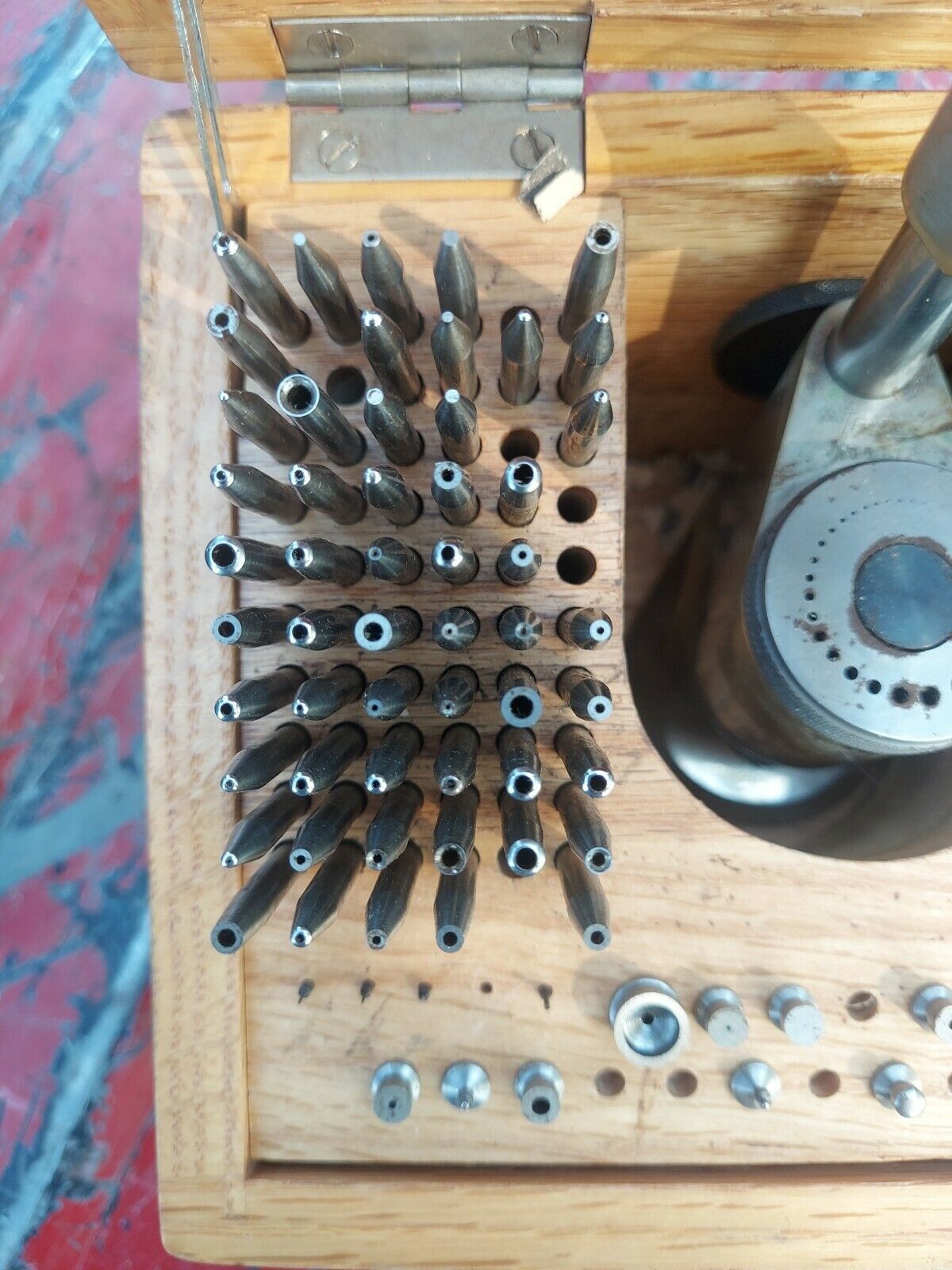 Louis Levin & Son Watch Clock Staking Tool Nice Condition Original Wooden Case - Fresh Stock Dated December 2025