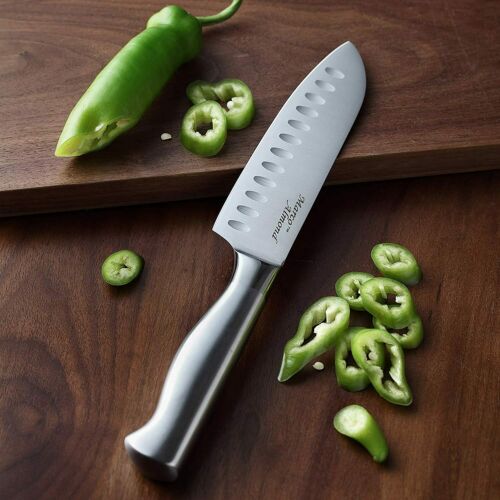 14-Piece Kitchen Cutlery Knife Set with Block Built-in Sharpener Stainless Steel - Fresh Stock Dated January 2026