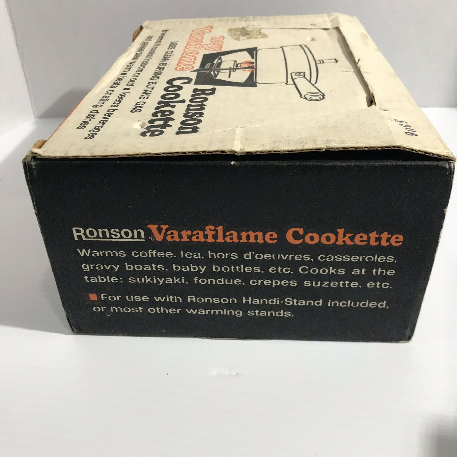 VTG Ronson Varaflame Cookette Camp Stove Butane Gas Burner - Fresh Stock Dated February 2026