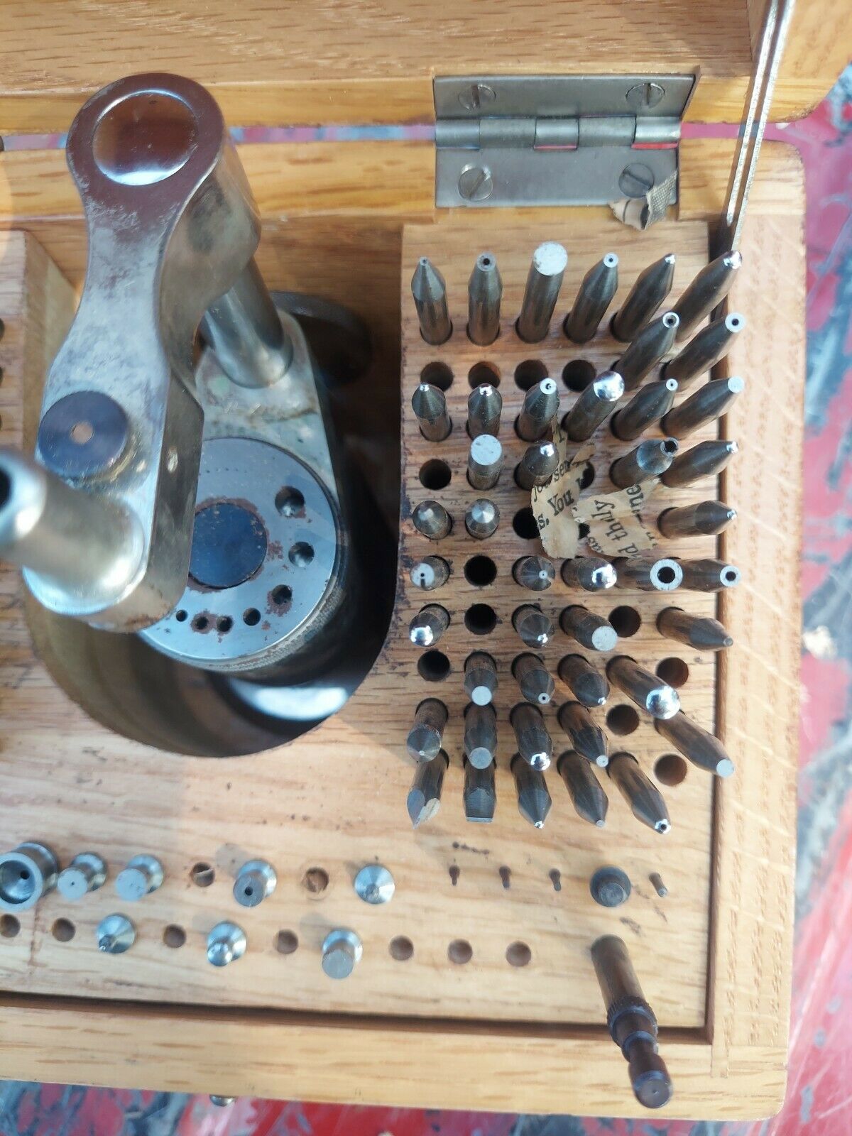 Louis Levin & Son Watch Clock Staking Tool Nice Condition Original Wooden Case - Fresh Stock Dated December 2025