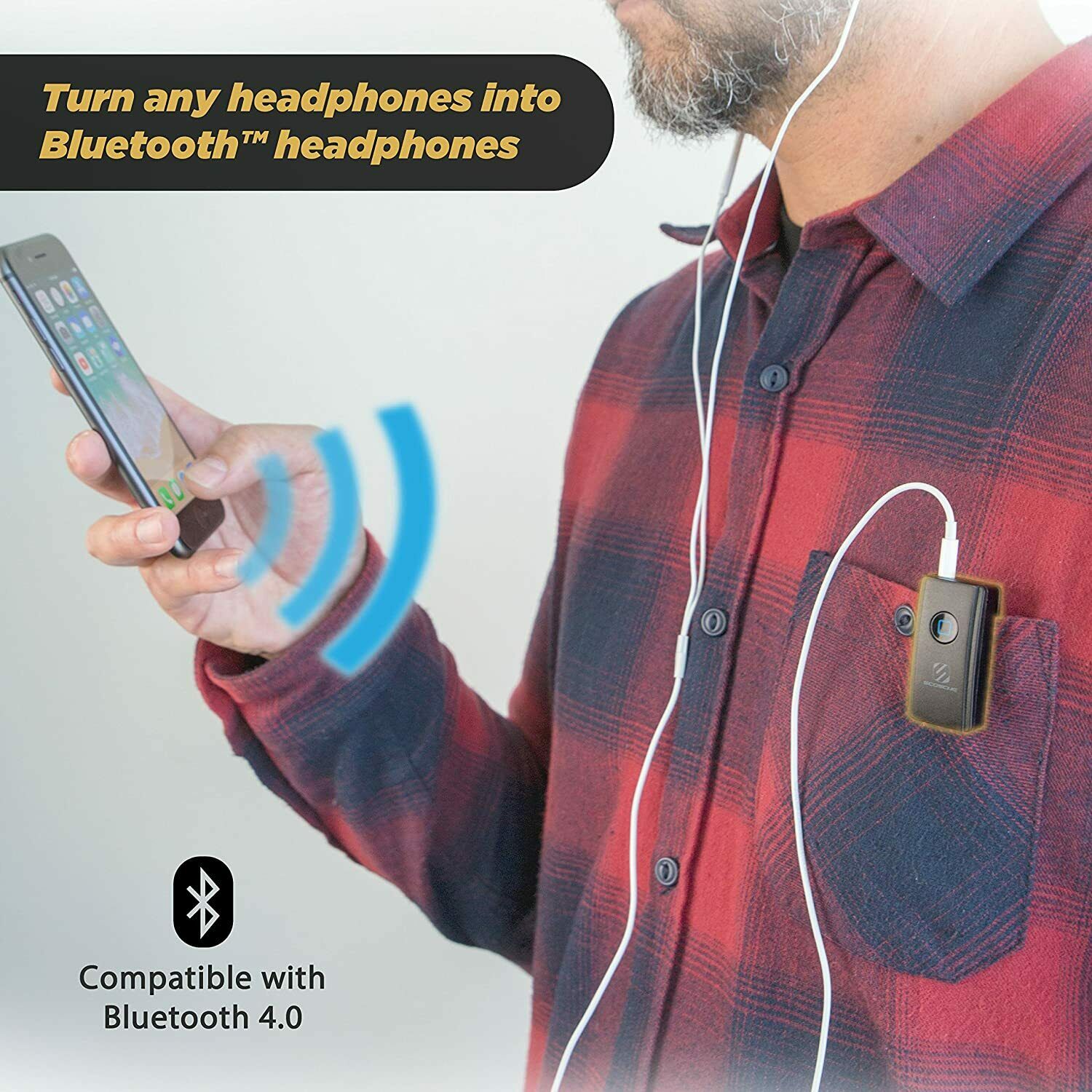 SCOSCHE BTR3 BTFREQ Universal Bluetooth Wireless Audio Streaming and Handsfree - Fresh Stock Dated December 2025