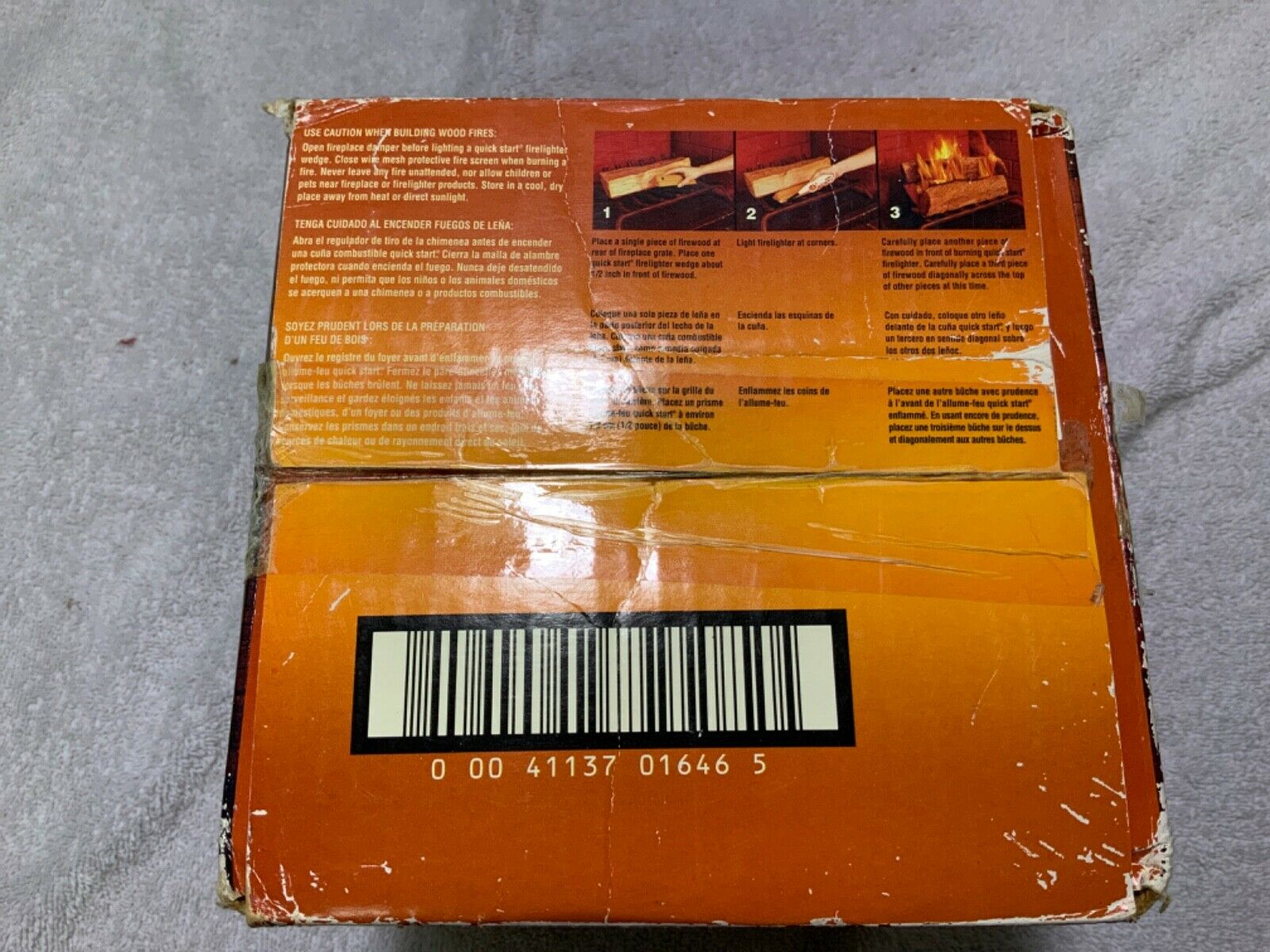 Case of Duraflame Quick Start Wedges 64 pack - Fresh Stock Dated December 2025