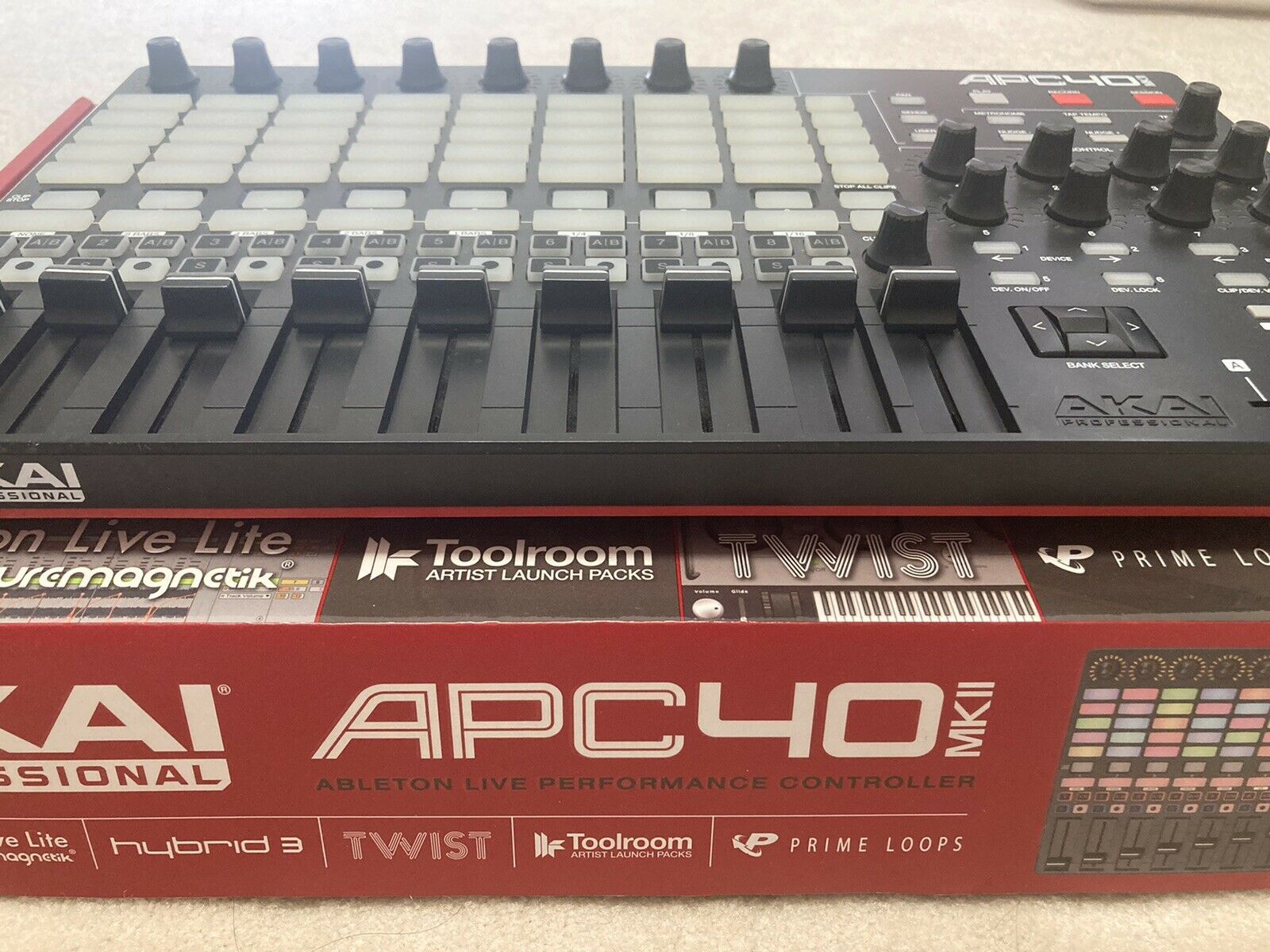 Akai APC40MKII USB Live MIDI Controller *Great Condition/Smoke Free* w/ Box - Fresh Stock Dated December 2025