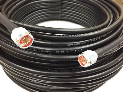 150ft N Male to N Male LMR400 Times Microwave Coax 50 Ohm Cable - Fresh Stock Dated December 2025