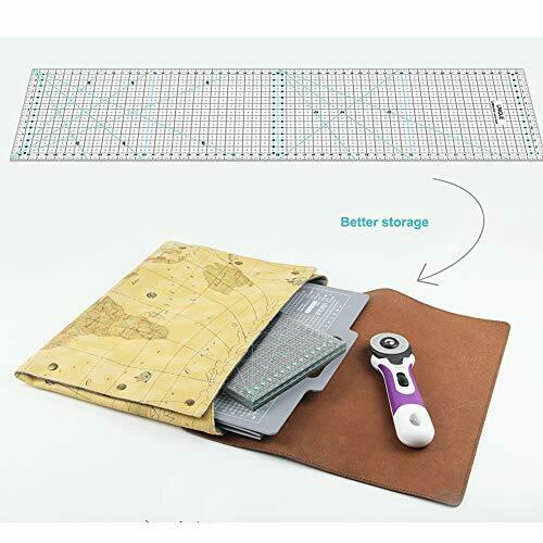 DREAMSTITCH Folding Quilting Ruler 5.9 inch x 23.6 inch Fold to 5.9 inch x 5.... - Fresh Stock Dated January 2026