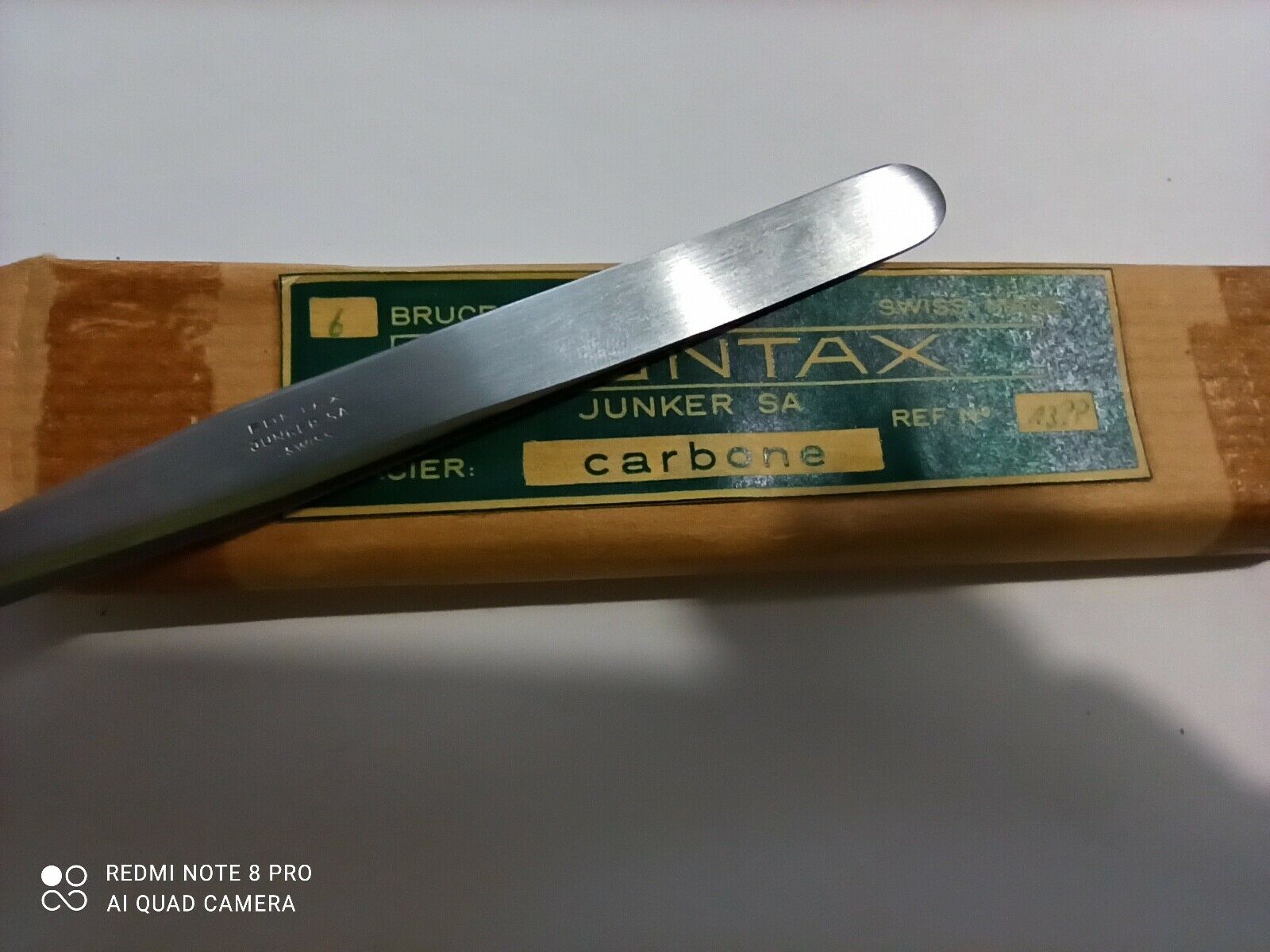 FONTAX JUNKERS Original  Tweezers swiss  no.13PP New , 1pcs. - Fresh Stock Dated December 2025
