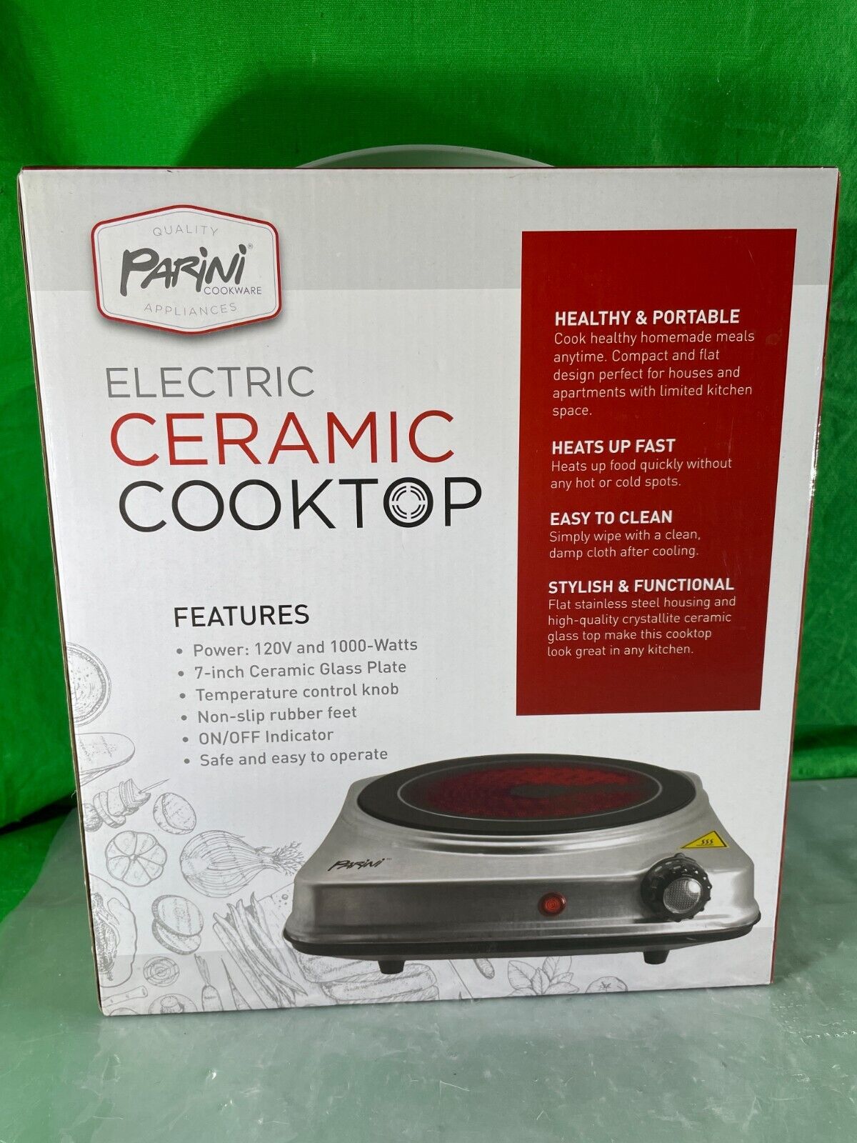 NIP NEW Parini Cookware Electric 7