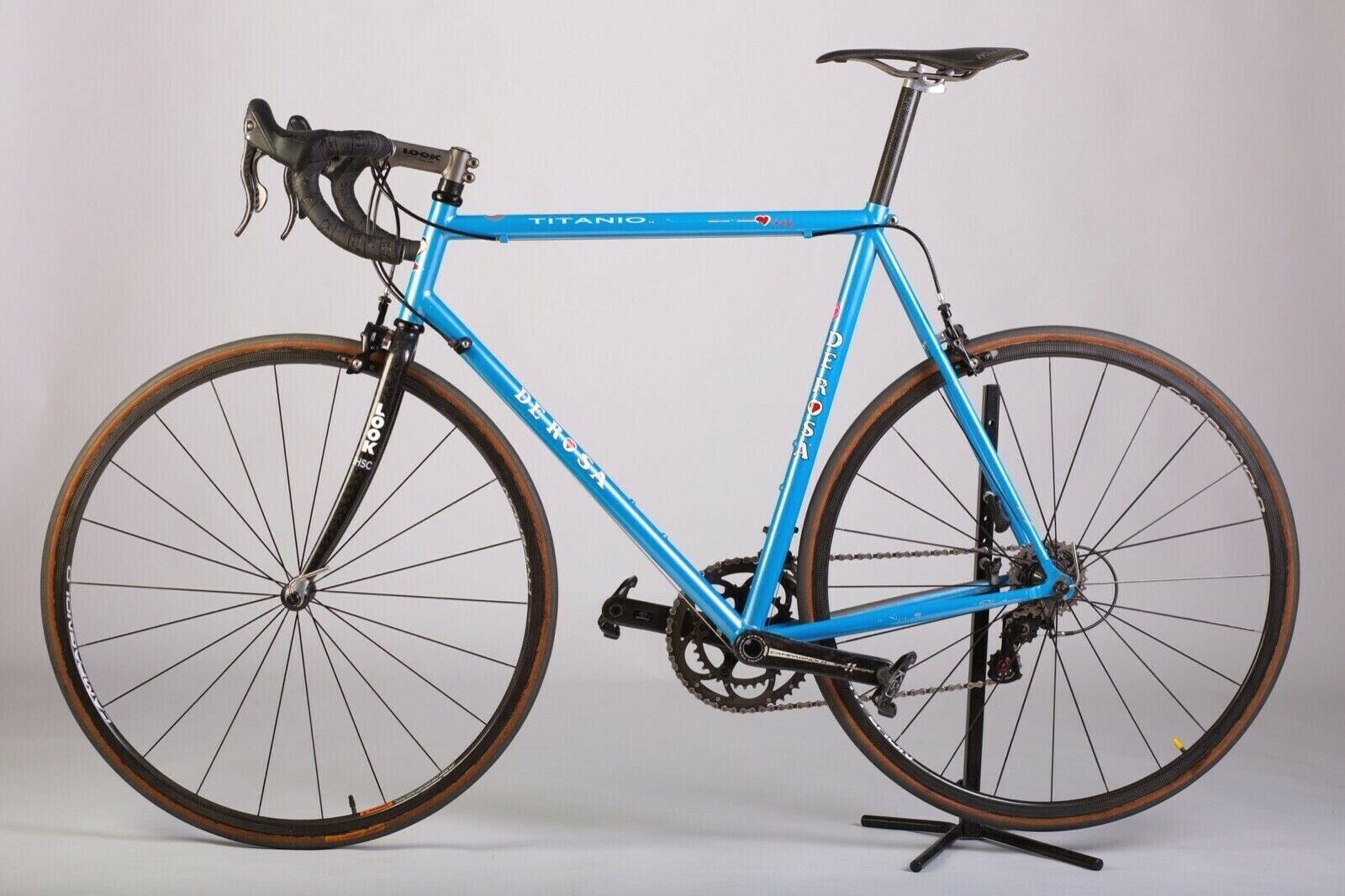 De Rosa Titanio 1995 road bike Campagnolo Super Record 11 group Hyperon wheels - Fresh Stock Dated December 2025