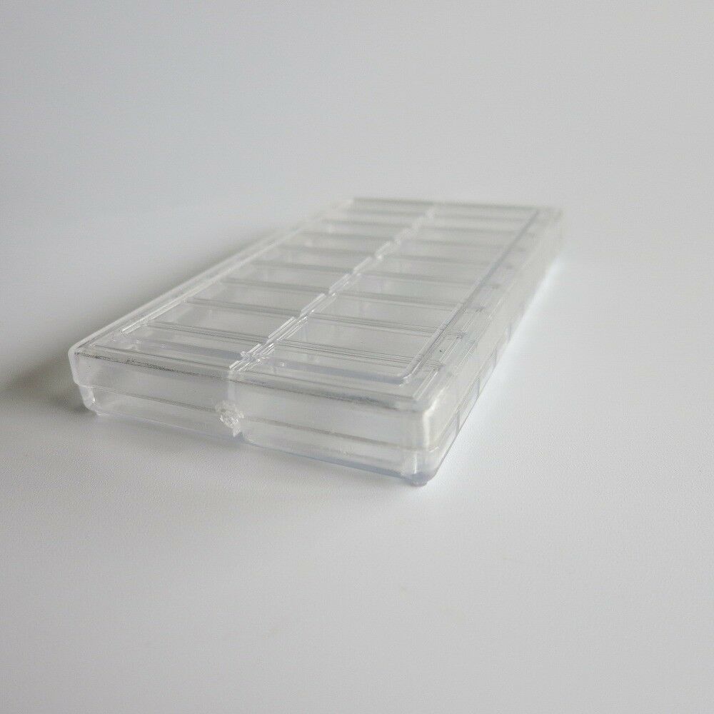 18 Grids Plastic Part Box for Watch Parts Spring Bars Screws Jewelry Beads - Fresh Stock Dated December 2025