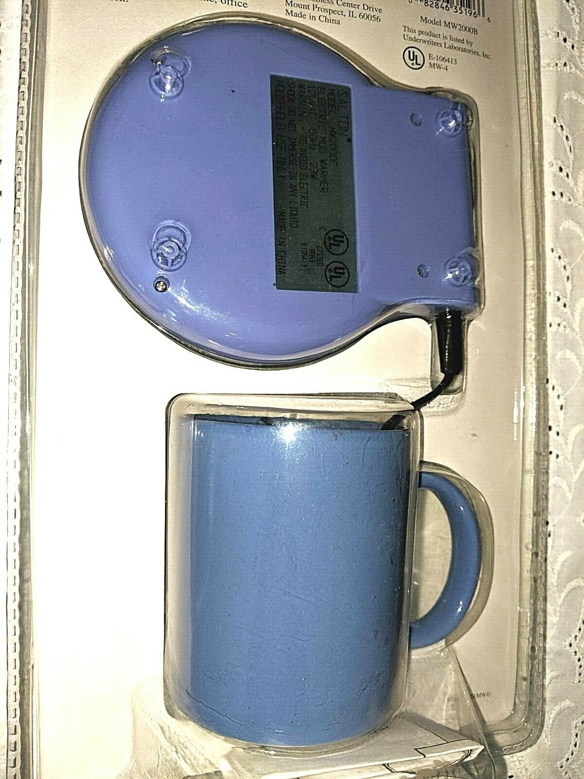 Vintage Coffee Tea Hot Chocolate Beverage Cup and Warmer Pad Hot Pot Set Gift - Fresh Stock Dated February 2026