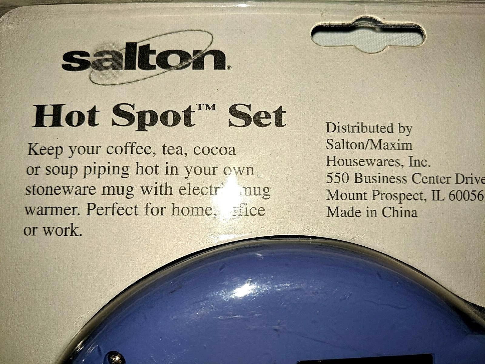 Vintage Coffee Tea Hot Chocolate Beverage Cup and Warmer Pad Hot Pot Set Gift - Fresh Stock Dated February 2026