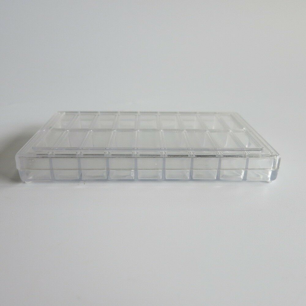 18 Grids Plastic Part Box for Watch Parts Spring Bars Screws Jewelry Beads - Fresh Stock Dated December 2025