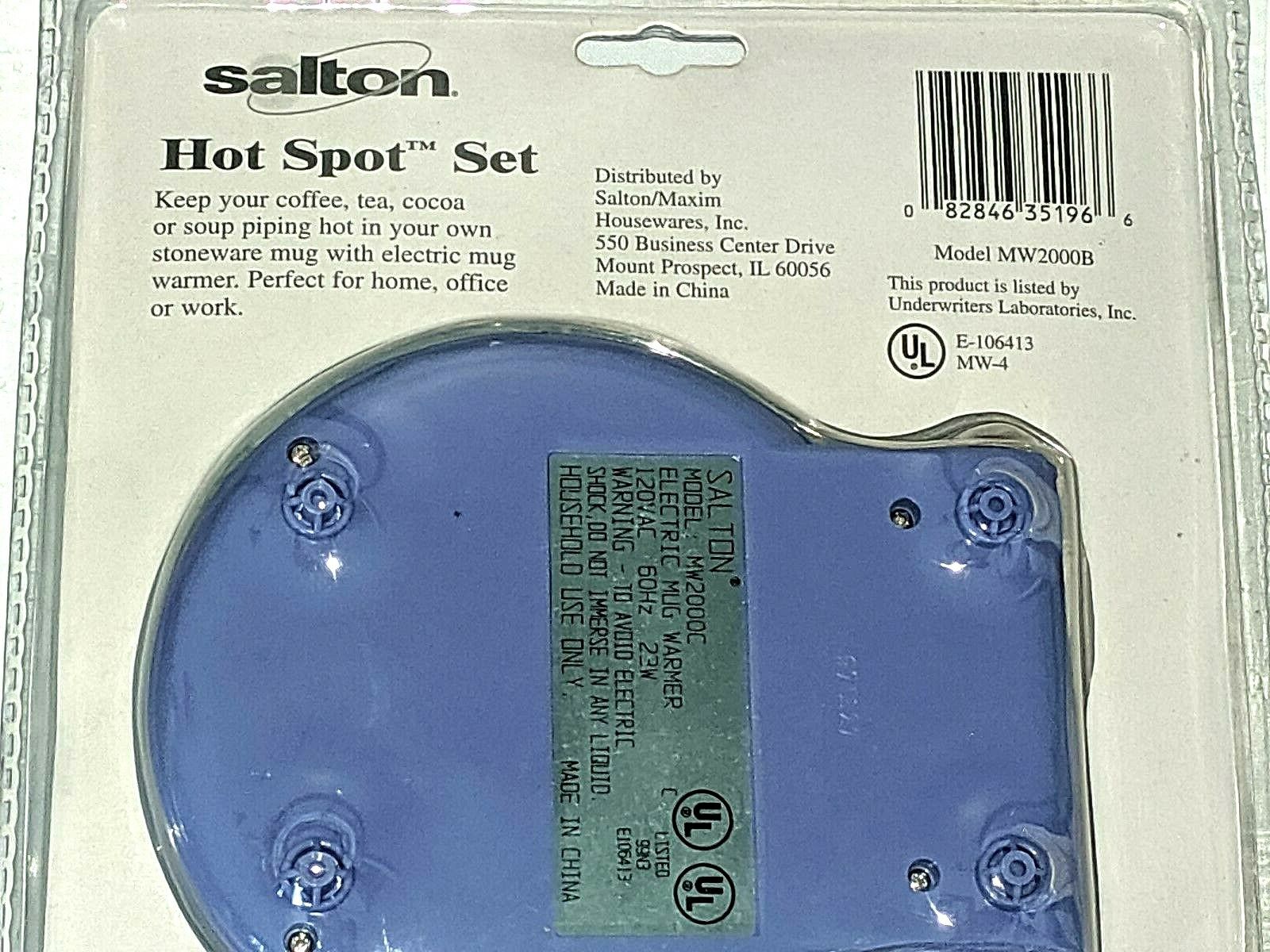 Vintage Coffee Tea Hot Chocolate Beverage Cup and Warmer Pad Hot Pot Set Gift - Fresh Stock Dated February 2026